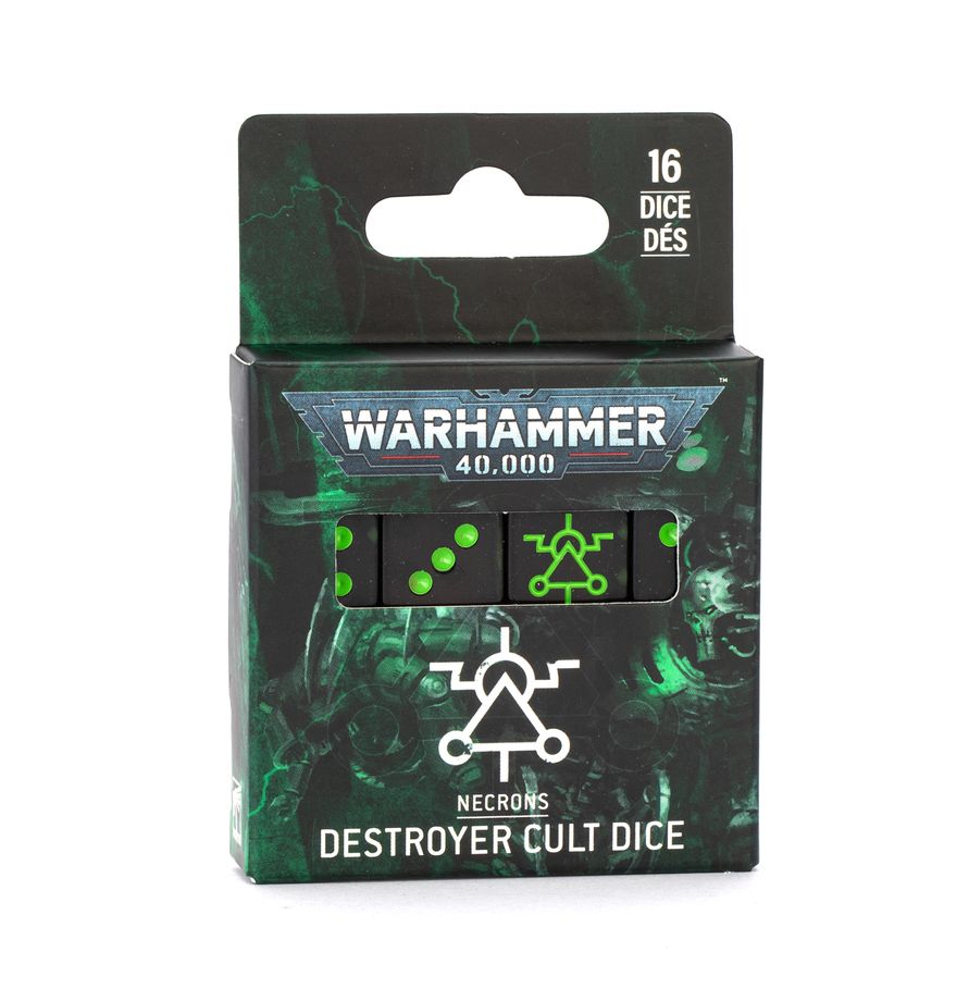 サプライ・アクセサリ・グッズ Warhammer 40,000 Necrons Dice Games Workshop Necrons Destroyer Cult Dice – Battleground Gaming UK