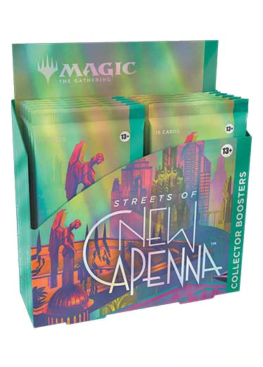 Mtg: Streets Of New Capenna Collector Booster Display Battleground Gaming UK Mtg: Streets Of New Capenna Collector Booster Display Battleground Gaming UK
