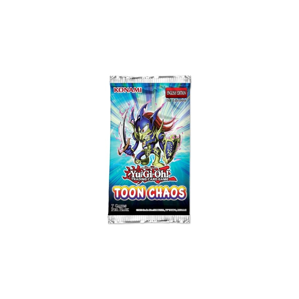 Yu-Gi-Oh! Sealed Booster Pack (7 Cards) - Toon Chaos Battleground Gaming UK Yu-Gi-Oh! Sealed Booster Pack (7 Cards) - Toon Chaos Battleground Gaming UK