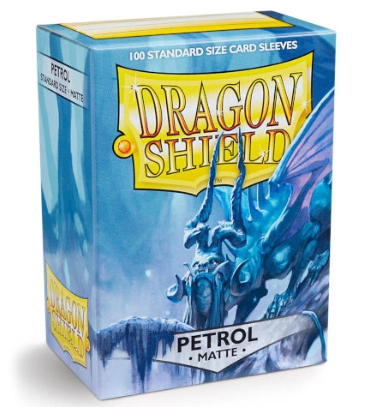 Dragon Shield - Petrol- Matte Standard Size Sleeves 100Pk