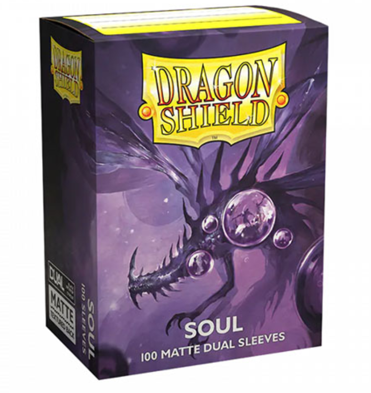 Dragon Shield - Limited Edition Metallic Soul Purple-Dual Matte Art Standard Size Sleeves 100Pk