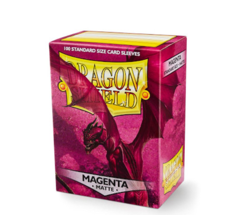 Dragon Shield  - Magenta - Matte Standard Size Sleeves 100Pk