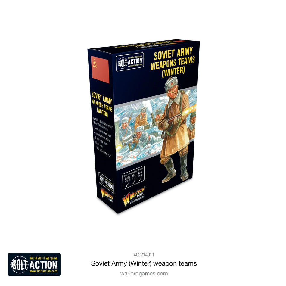 Bolt Action  Soviet Army (Winter) Weapons Teams