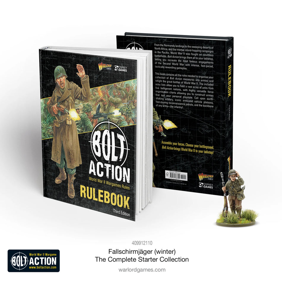 Bolt Action: Third Edition Rulebook With Francis S. Currey Special Miniature