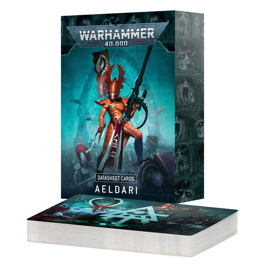 Games Workshop DATASHEET CARDS: AELDARI (ENGLISH)