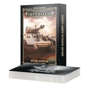 Games Workshop Legions Imperialis: Solar Auxilia Army Cards Pack