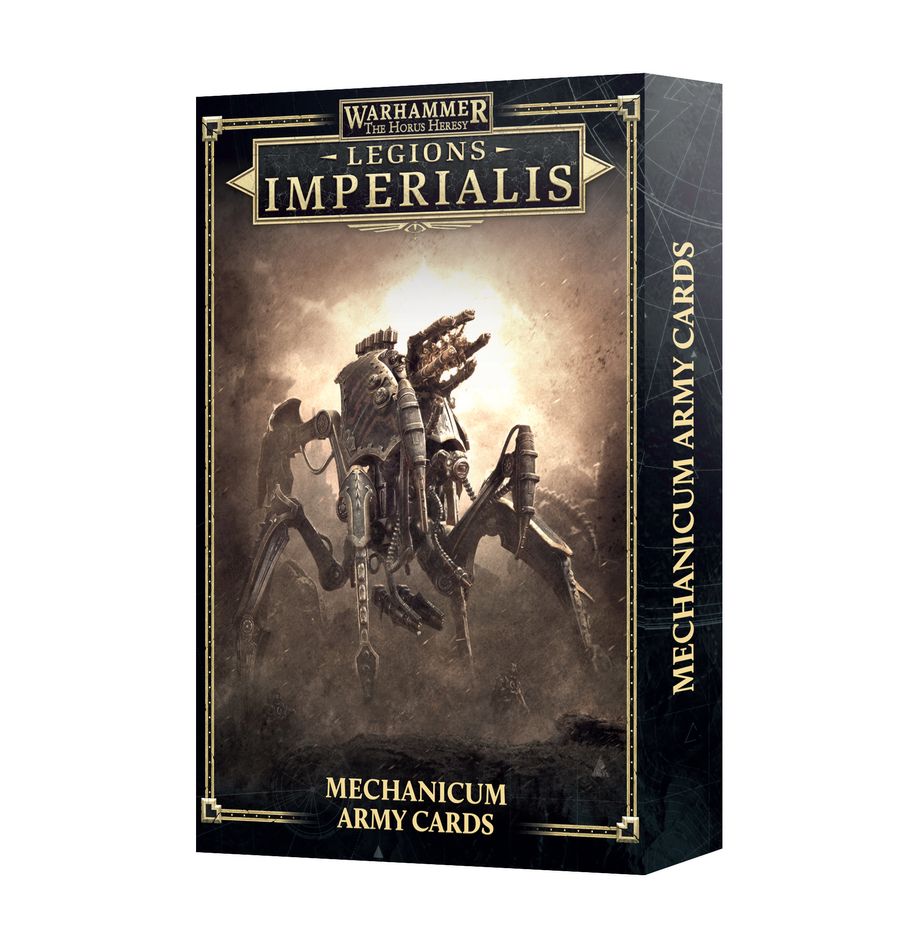 Games Workshop Legions Imperialis: Mechanicum Army Cards ( 1 per person) (Available while stocks last)