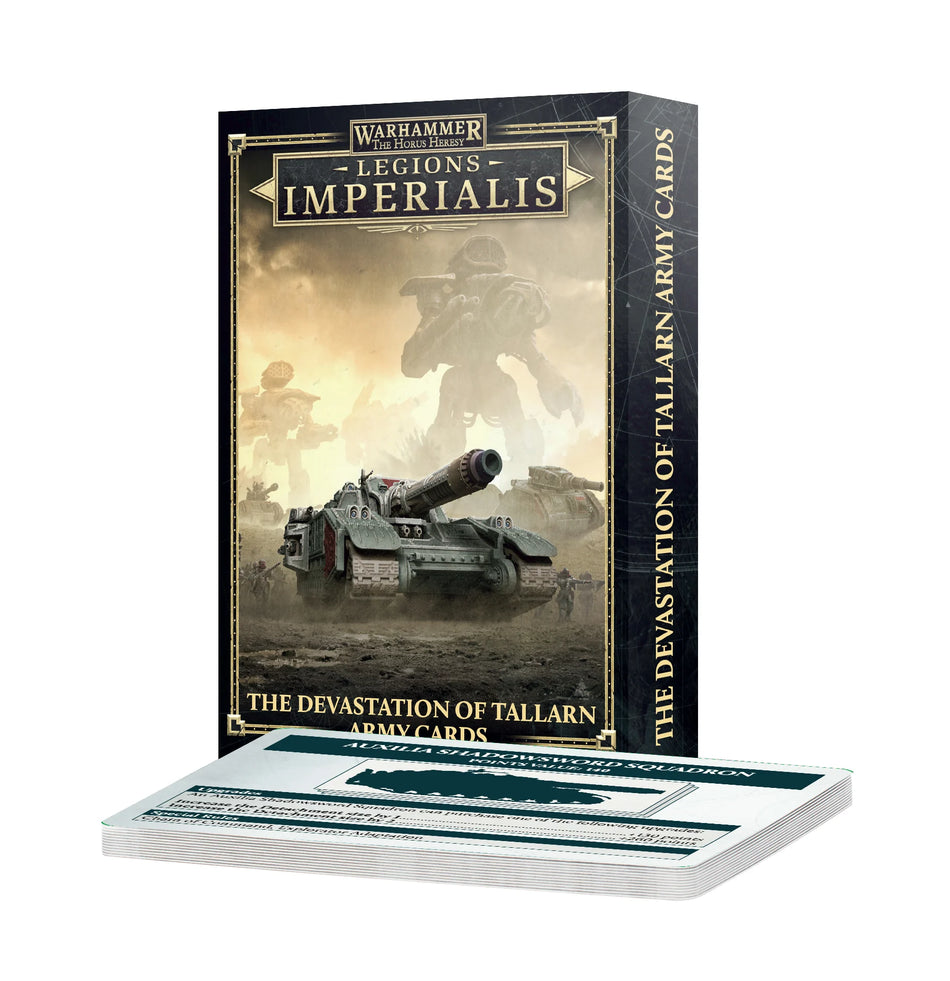 Games Workshop Legions Imperialis: The Devastation Of Tallarn Army Cards