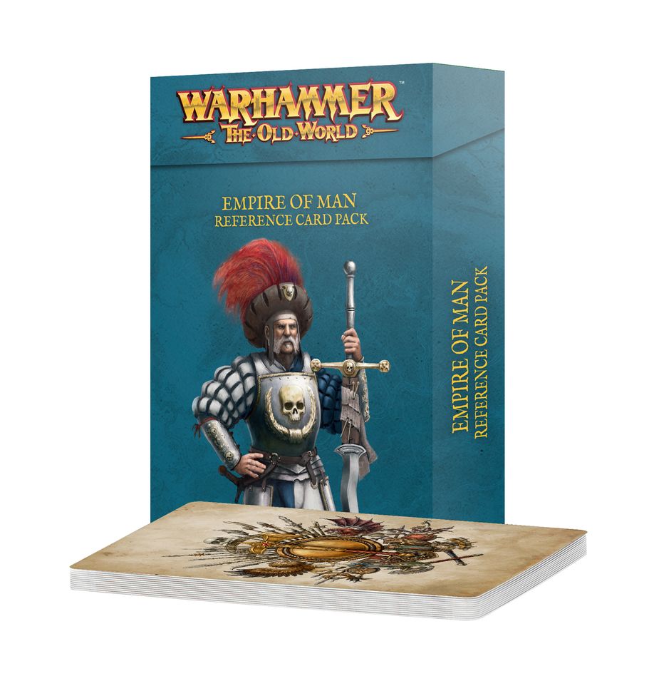 Games Workshop Empire of Man Reference Card Pack (1 per person)