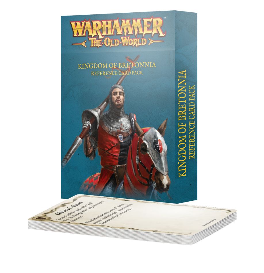 Games Workshop  Kingdom Of Bretonnia Reference Card Pack (1 Per Person)