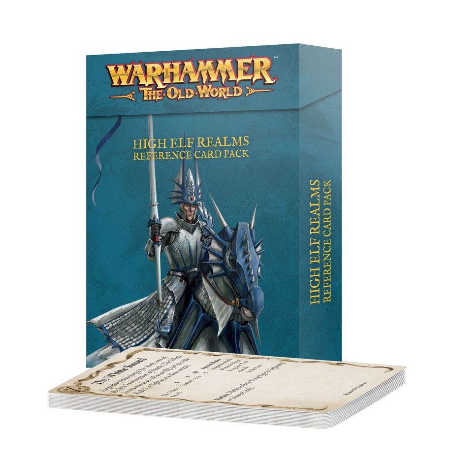 Games Workshop High Elf Realms Reference Card Pack