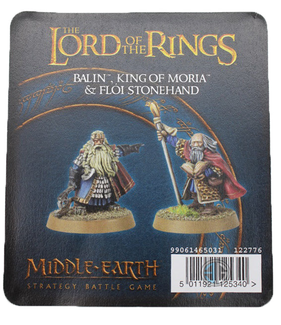 Games Workshop Balin™, King Of Moria™, And Flói Stonehand