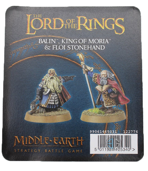 Games Workshop Balin™, King of Moria™, and Flói Stonehand