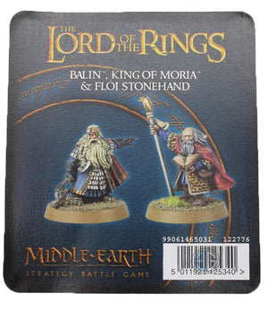 Games Workshop Balin™, King of Moria™, and Flói Stonehand