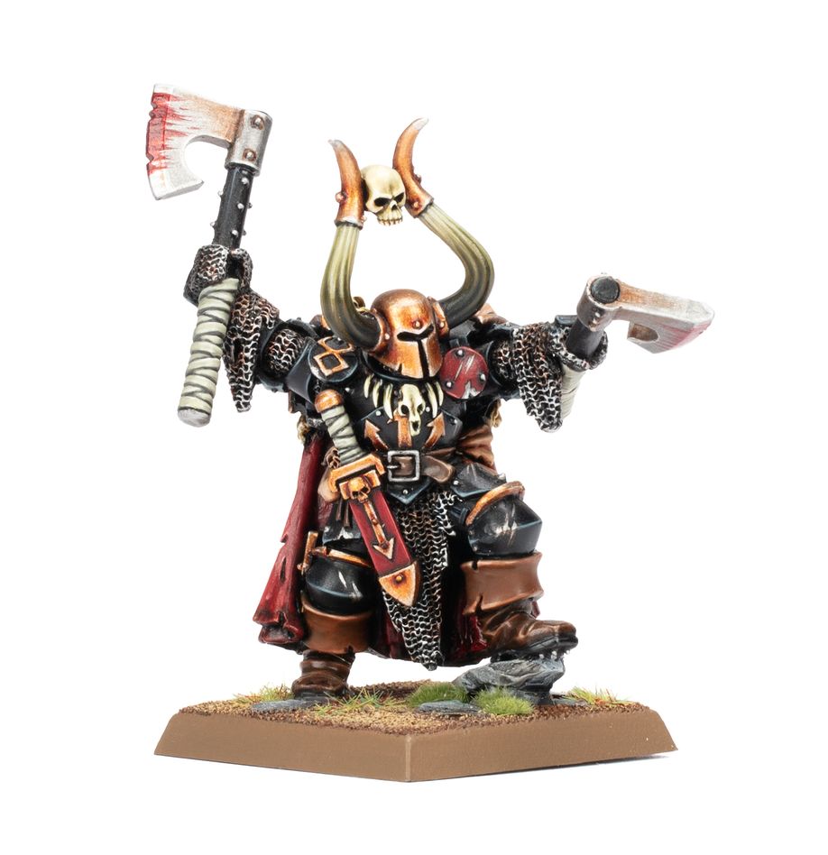 Games Workshop Champion Of Chaos With Additional Hand Weapon