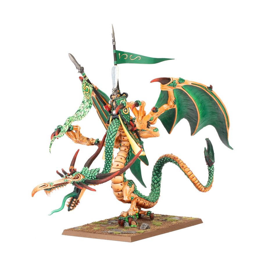 Games Workshop Wood Elf Noble on Forest Dragon