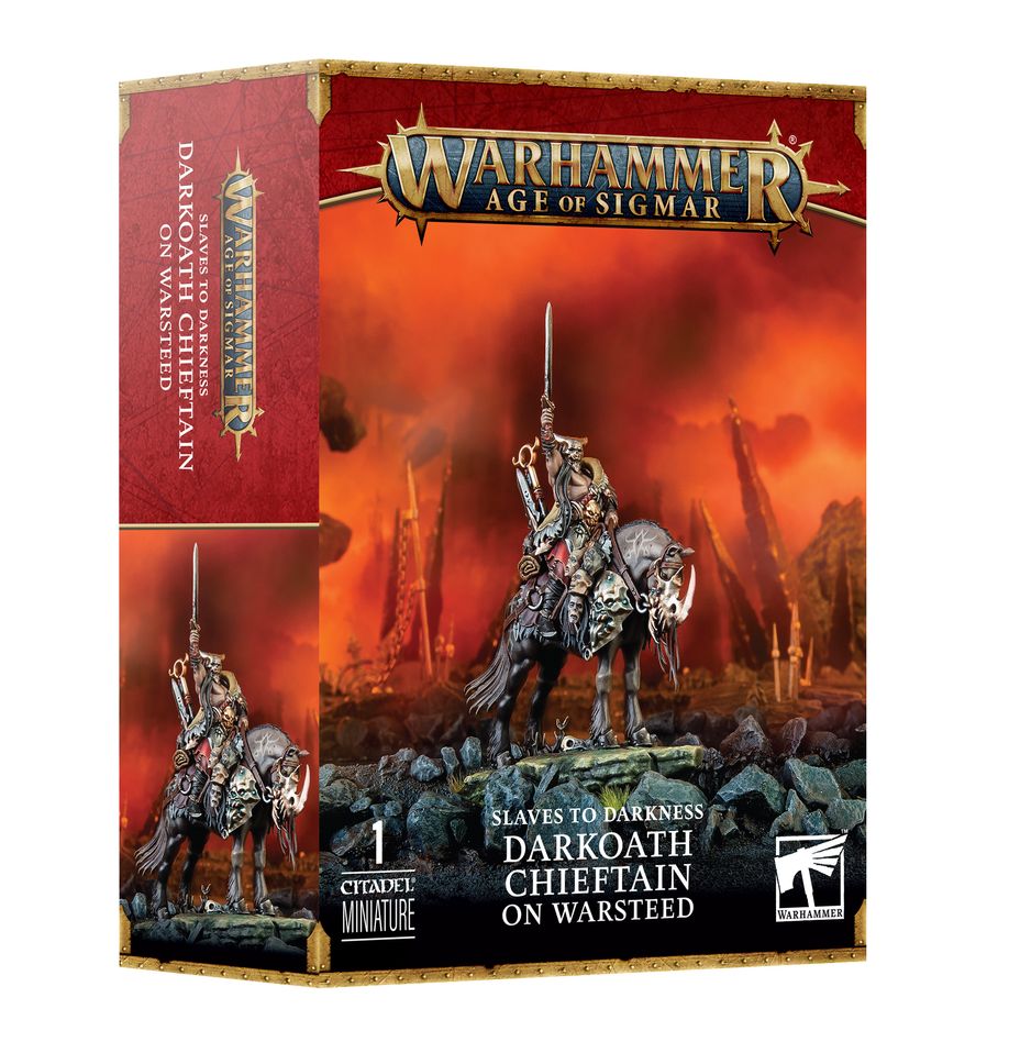 Games Workshop Darkoath Chieftain On Warsteed