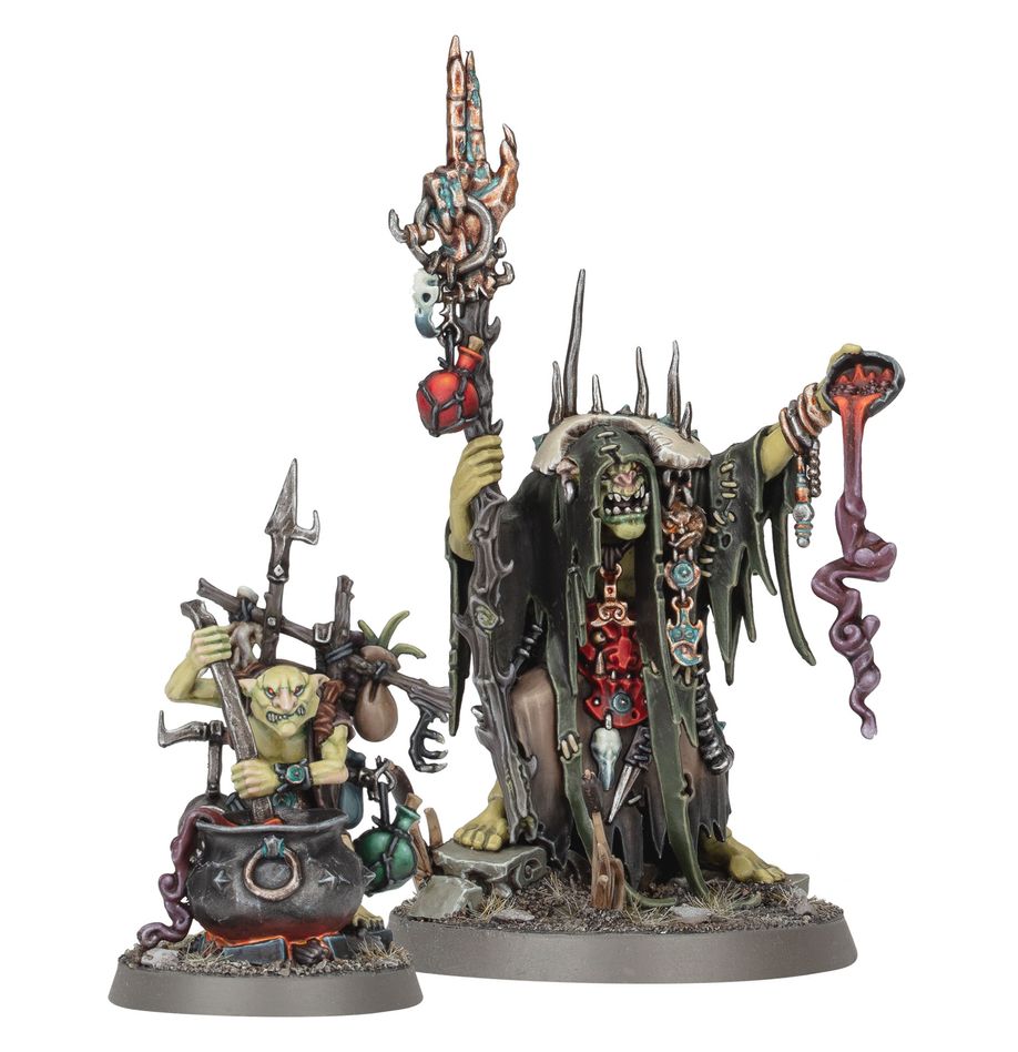 Games Workshop Swampcalla Shaman with Pot-grot