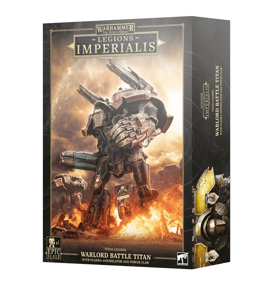 Games Workshop Legions Imperialis: Warlord Titan With Power Claw And Plasma Annihilator