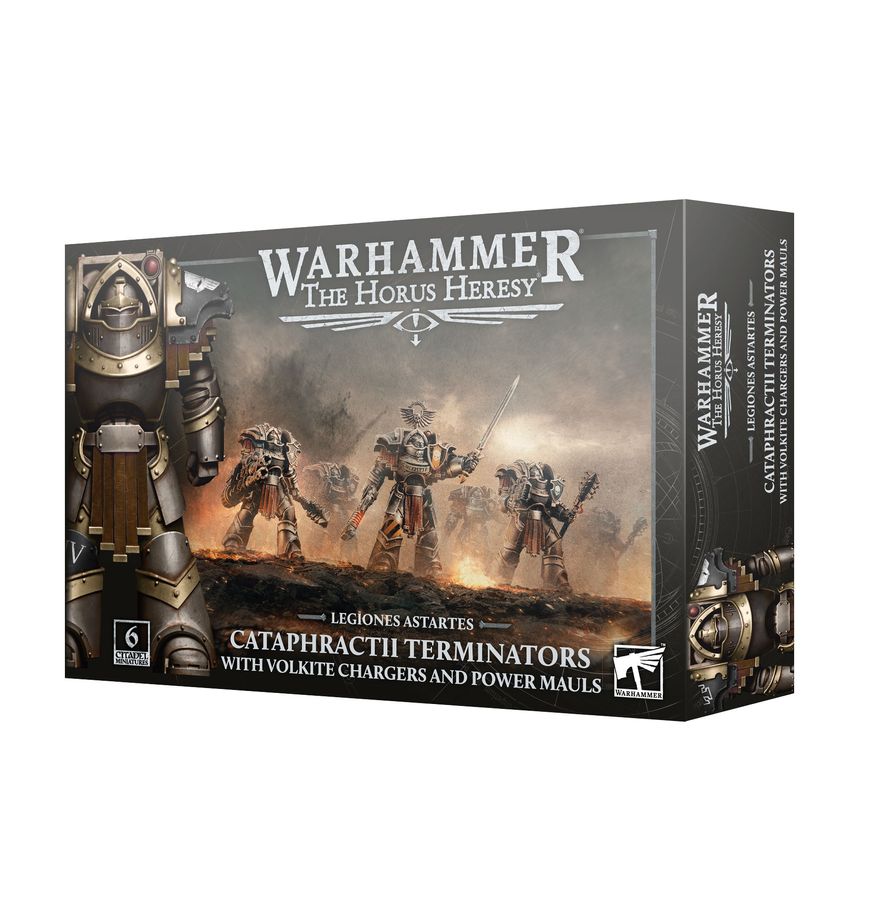 Games Workshop Cataphractii Terminators with Volkite Chargers and Power Mauls