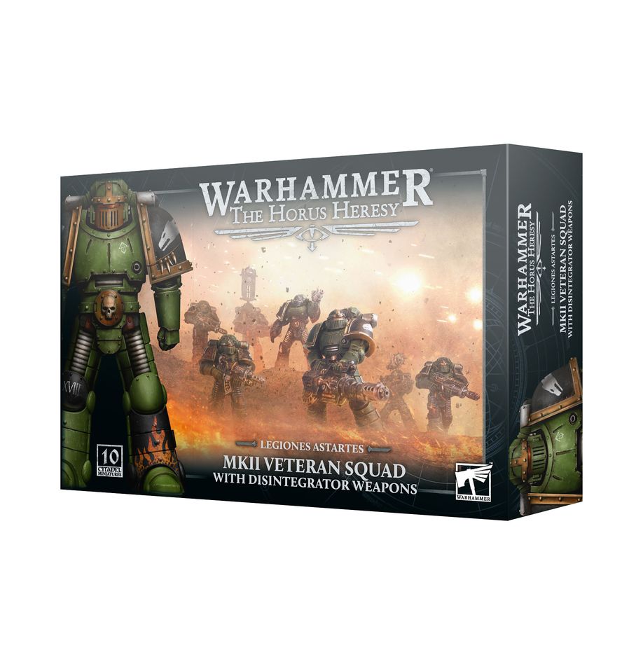Games Workshop MKII Veteran Squad with Disintegrator Weapons