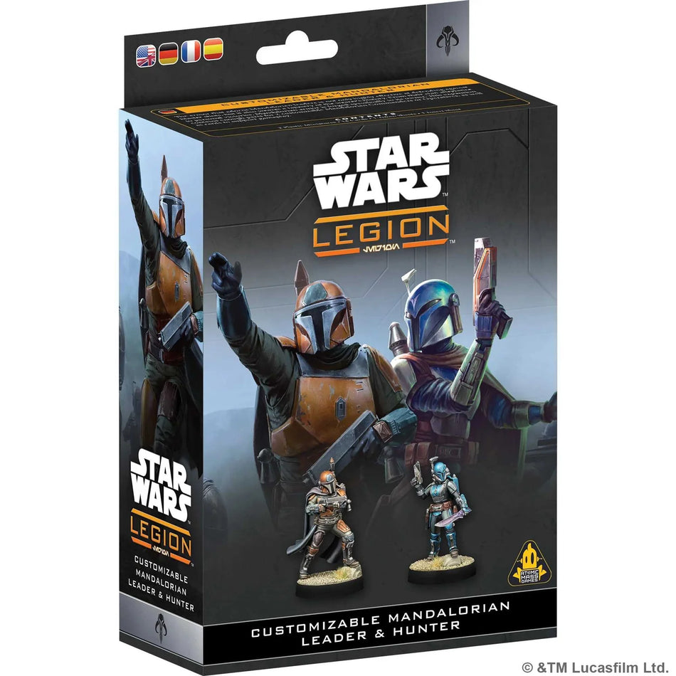 Games Workshop  Star Wars: Legion - Customisable Mandalorian Leader & Hunter