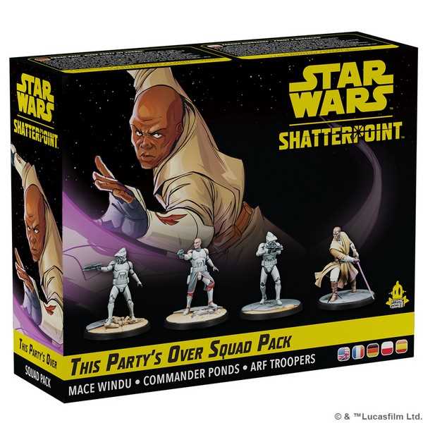 Star Wars Shatterpoint: This Party'S Over (Mace Windu) Squad Pack