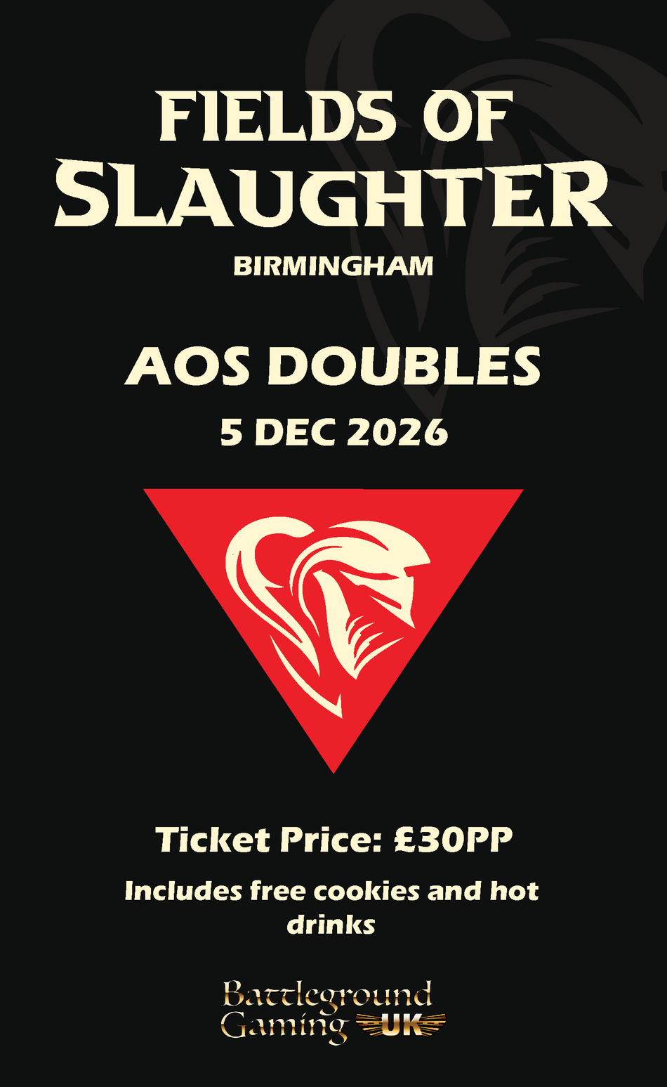 BGUK FIELDS OF SLAUGHTER AOS DOUBLES 5TH OF DECEMBER!