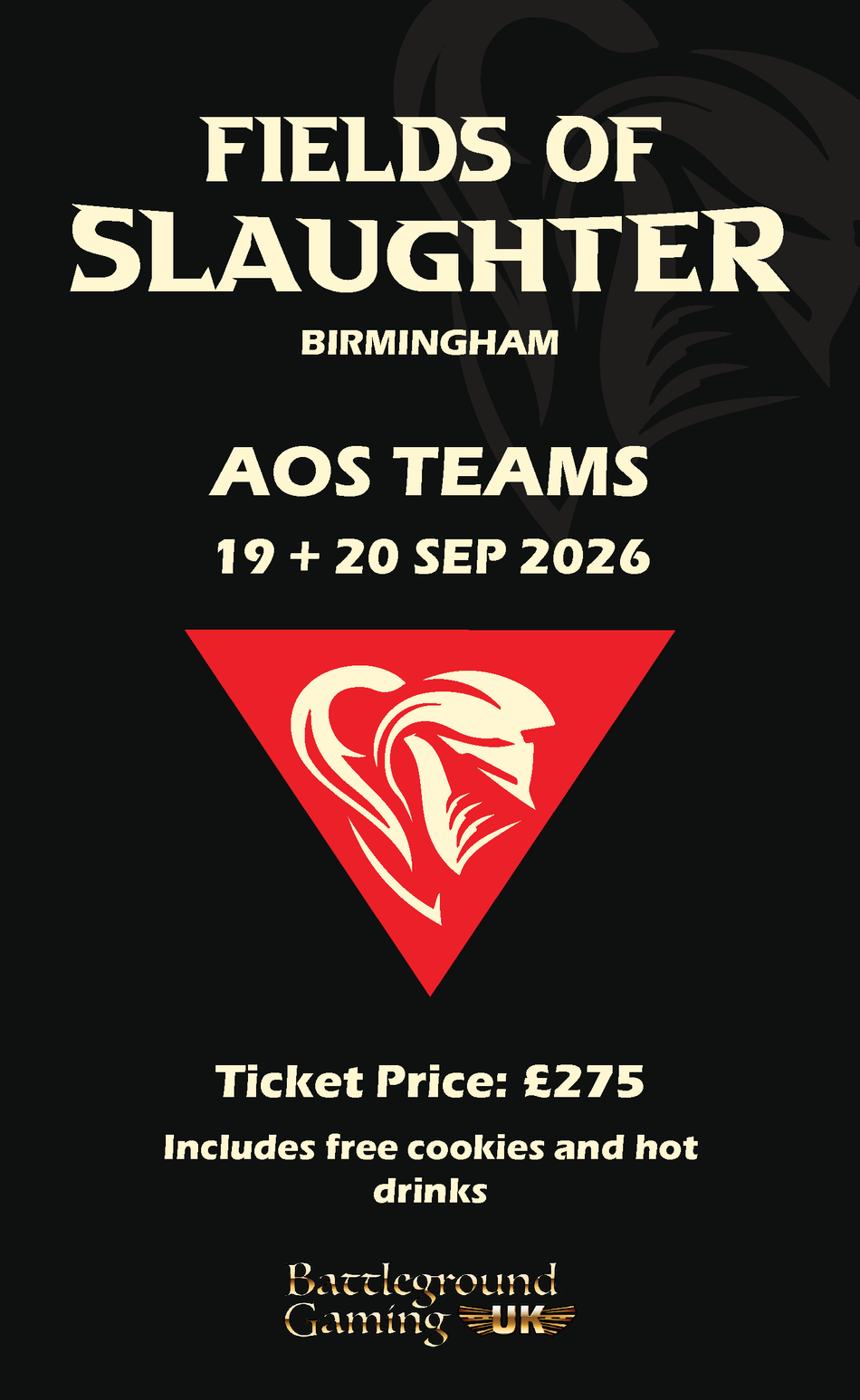 BGUK FIELDS OF SLAUGHTER AOS TEAMS 19TH, 20TH SEPTEMBER!