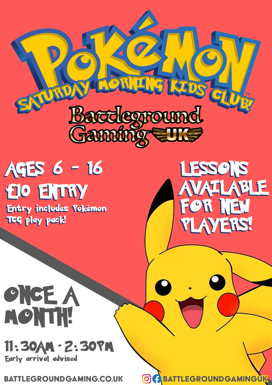 Pokemon Kids Day (Saturday 20Th July)