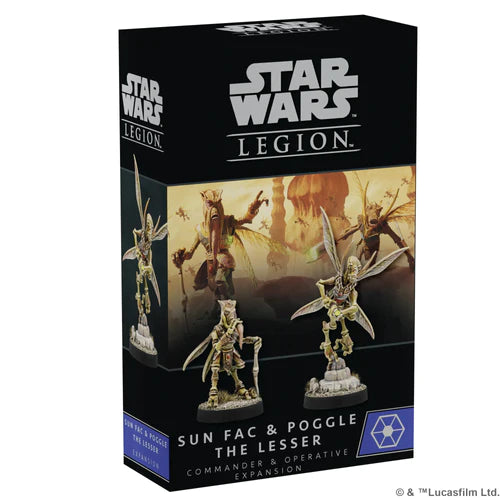 Star Wars Legion: Sun Fac & Poggle The Lesser Commander Expansion