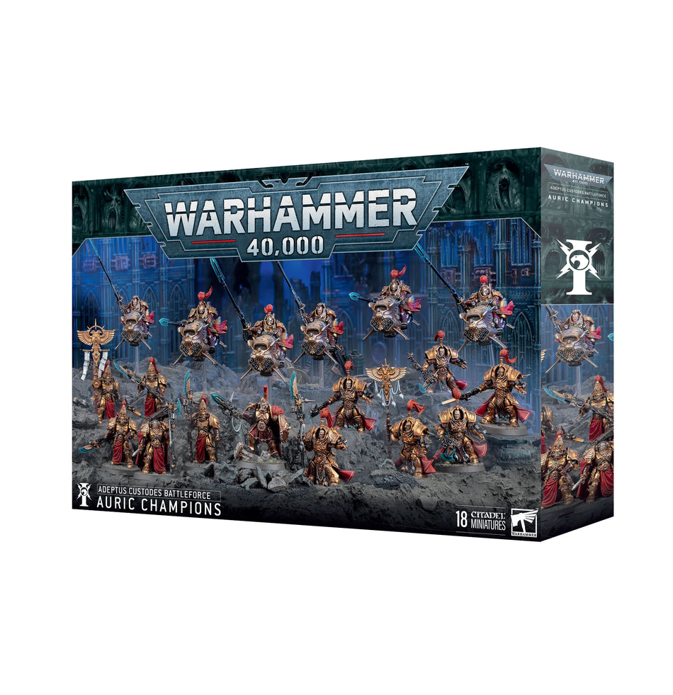 Games Workshop Adeptus Custodes Battleforce: Auric Champions ( 1 Per Person)