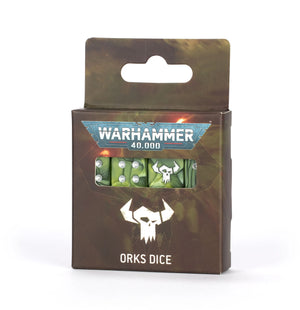Games Workshop WARHAMMER 40000: ORKS DICE ( 2 max per person)