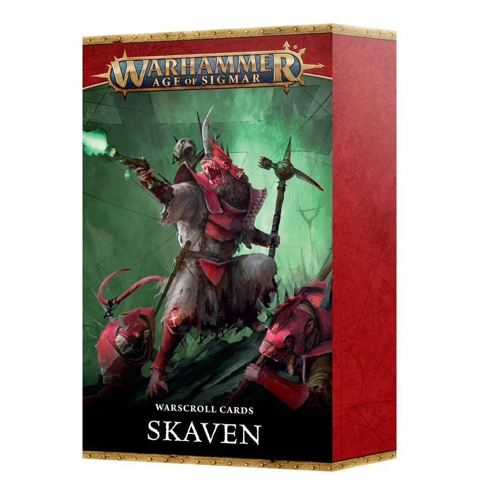 Games Workshop Warscroll Cards: Skaven