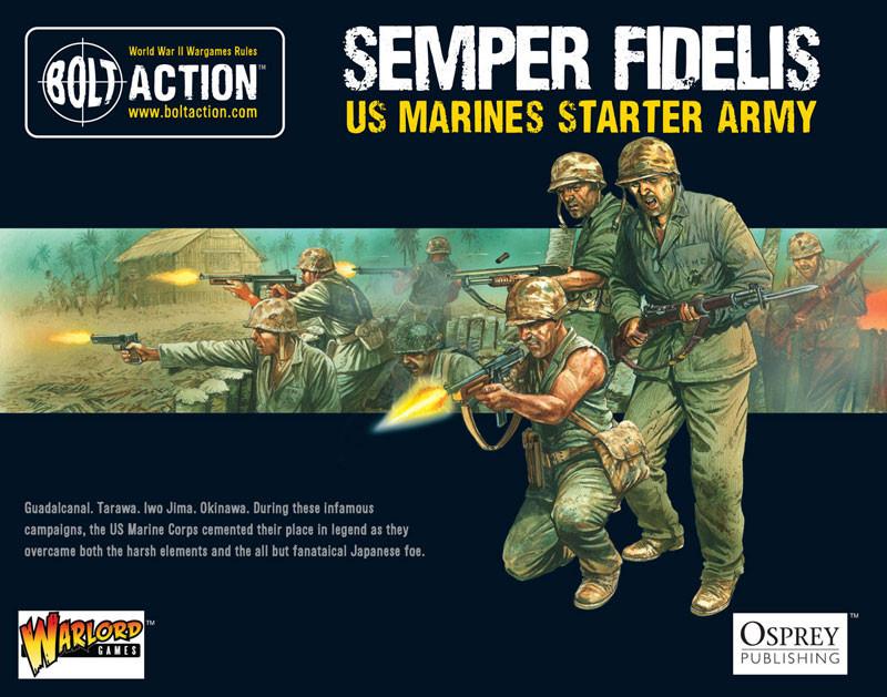 Bolt Action  Semper Fidelis - Us Marines Starter Army