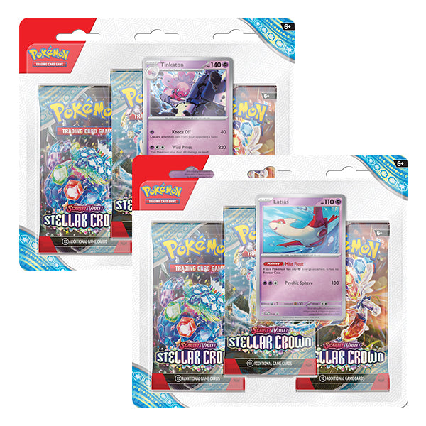 Pokemon Tcg: Scarlet & Violet 7 Stellar Crown - 3-Pack ( Latias )