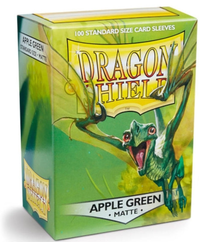 Dragon Shield- Apple Green  - Matte Standard Size Sleeves 100Pk