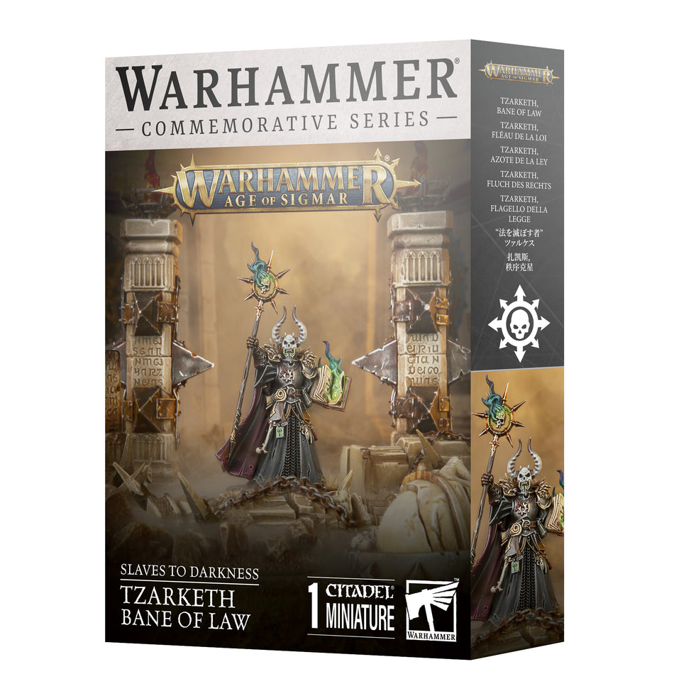 Games Workshop SLAVES TO DARKNESS: TZARKETH BANE OF LAW    ( 1 per person ) (While stock lasts)