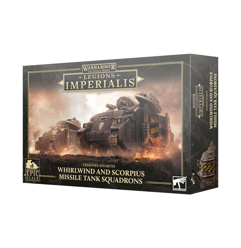 Games Workshop Legions Imperialis: Whirlwind and Scorpius Missile Tank Squadrons