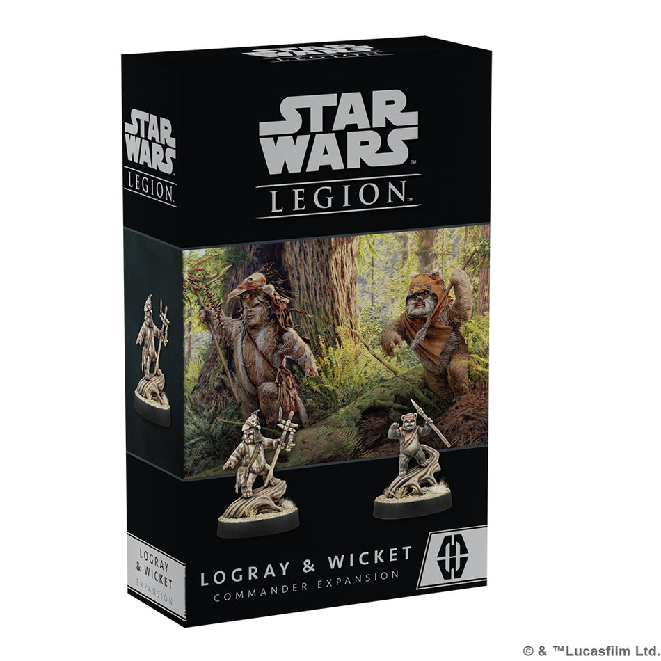 Starwars Legion :Logray & Wicket Commanders