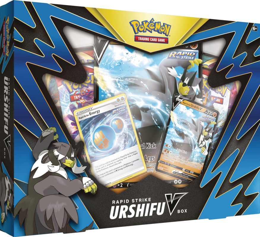 Pokémon Tcg: Rapid Strike Urshifu V Box