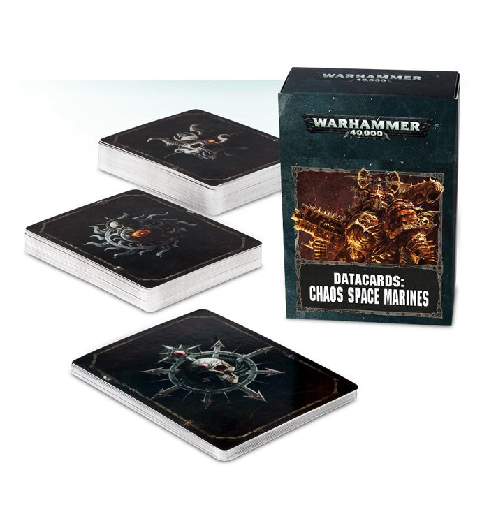Games Workshop Datacards Chaos Space Marines