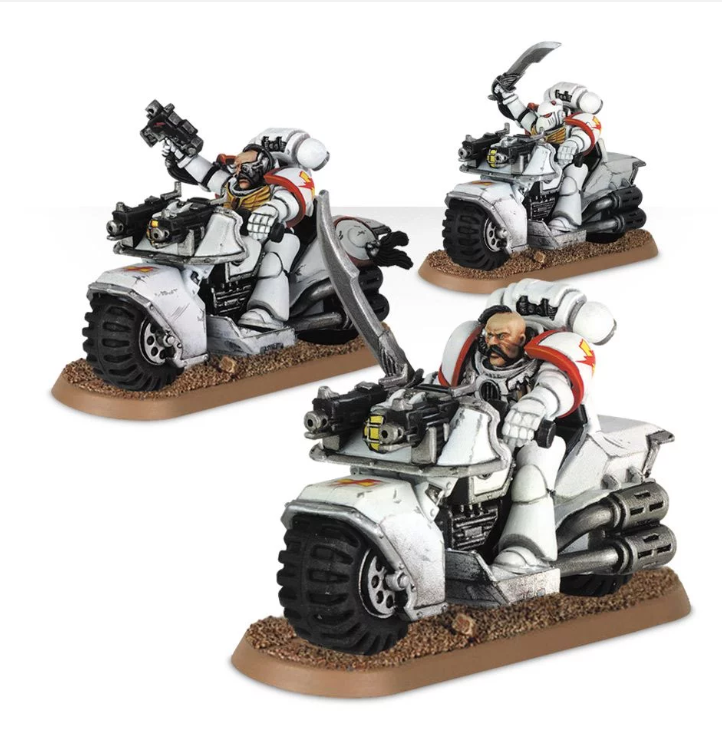 Games Workshop White Scars Bike Squad Upgrade Pack