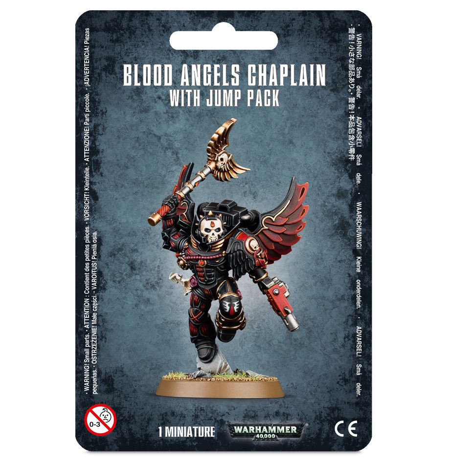 Games Workshop Blood Angels Chaplain With Jump Pack