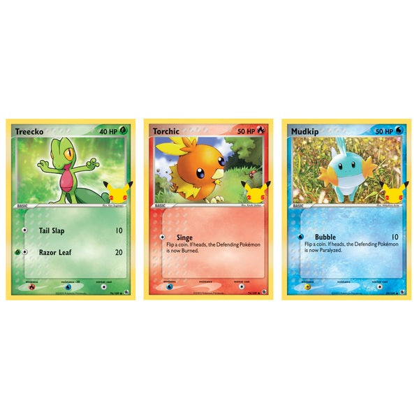 Pokémon Trading Card Game 25Th Anniversary Hoenn Starters Pack