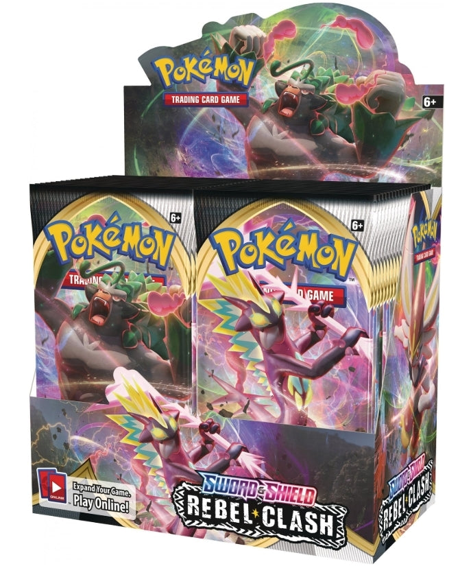 Pokemon Booster Box (36 Packs) - Sword And Shield Rebel Clash