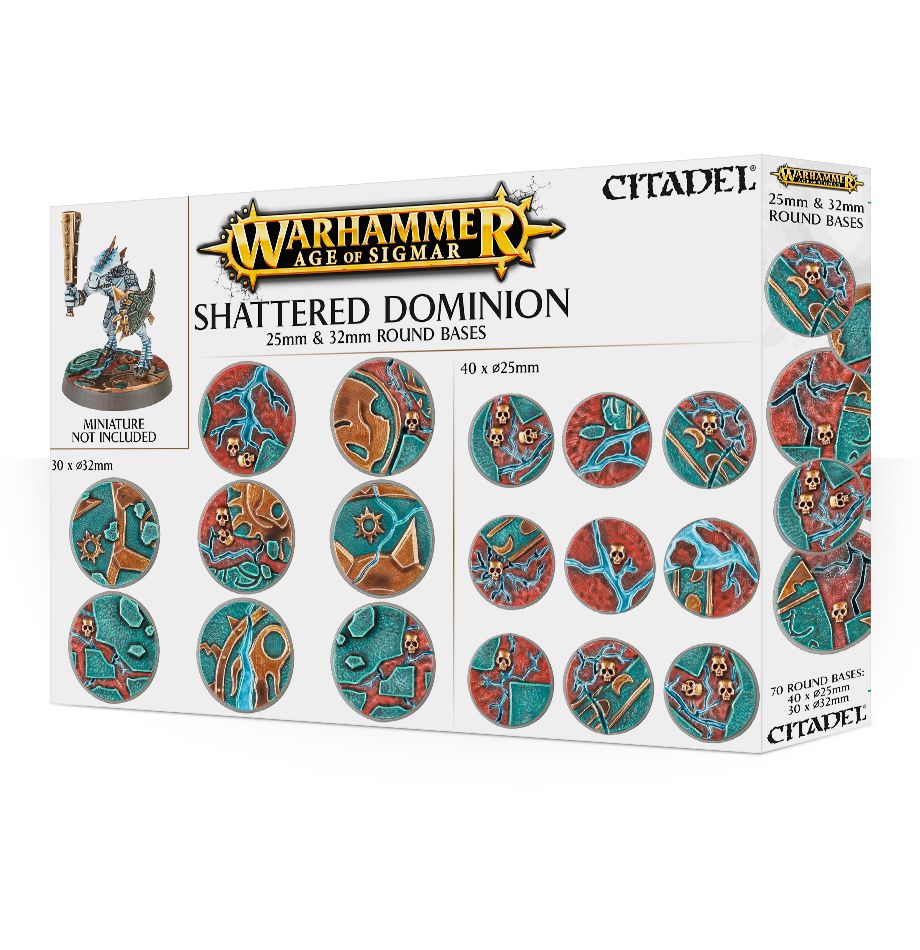 Citadel Shattered Dominion 25 & 32Mm Round Bases