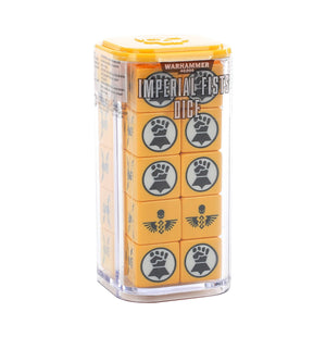 Games Workshop Imperial Fists Dice Set - Space Marines (1 per person)