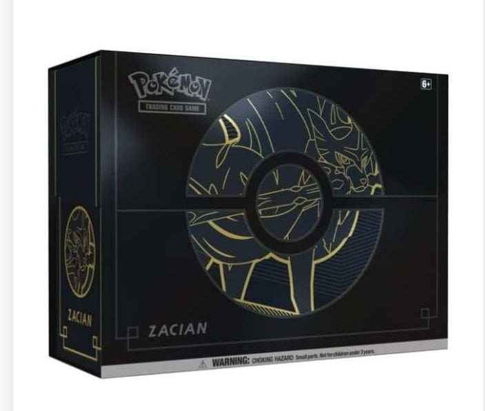 Pokemon Tcg: Sword & Shield Elite Trainer Box Plus. Zacian Box