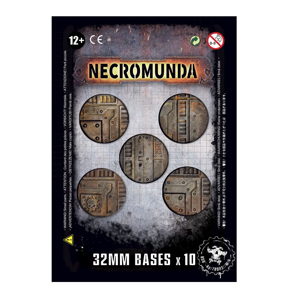 Gamer Workshop Necromunda 32Mm Bases